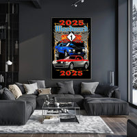 Woodward 2025 Car Show Poster
