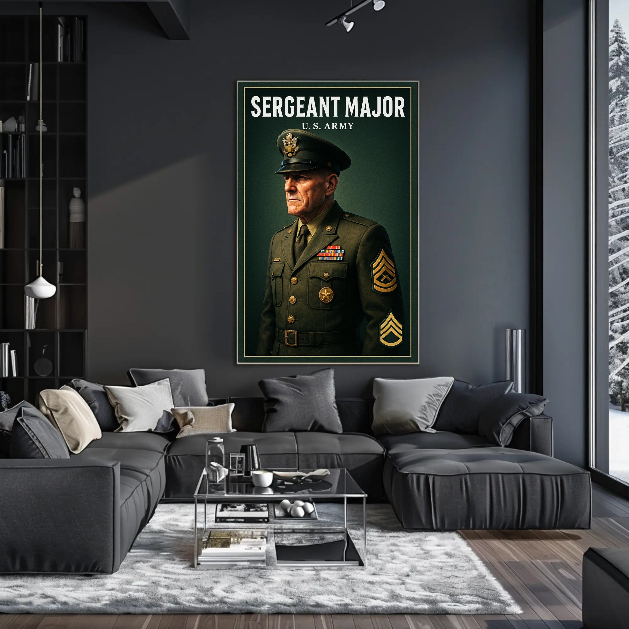 Sergeant Major U.S. Army Poster PosterGoat