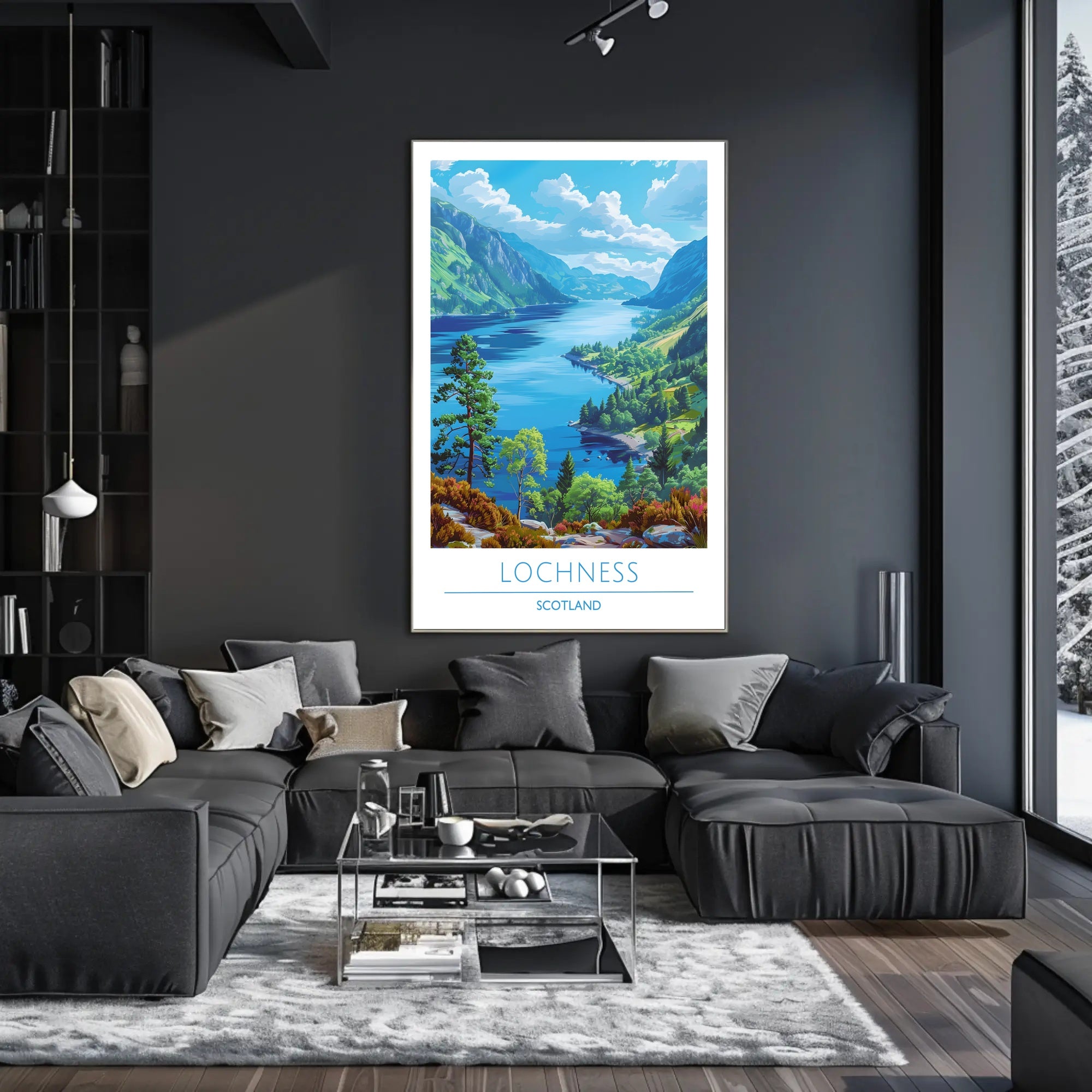 Scenic Loch Ness Poster