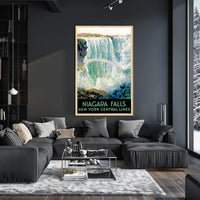 Niagara Falls Vintage Travel Poster