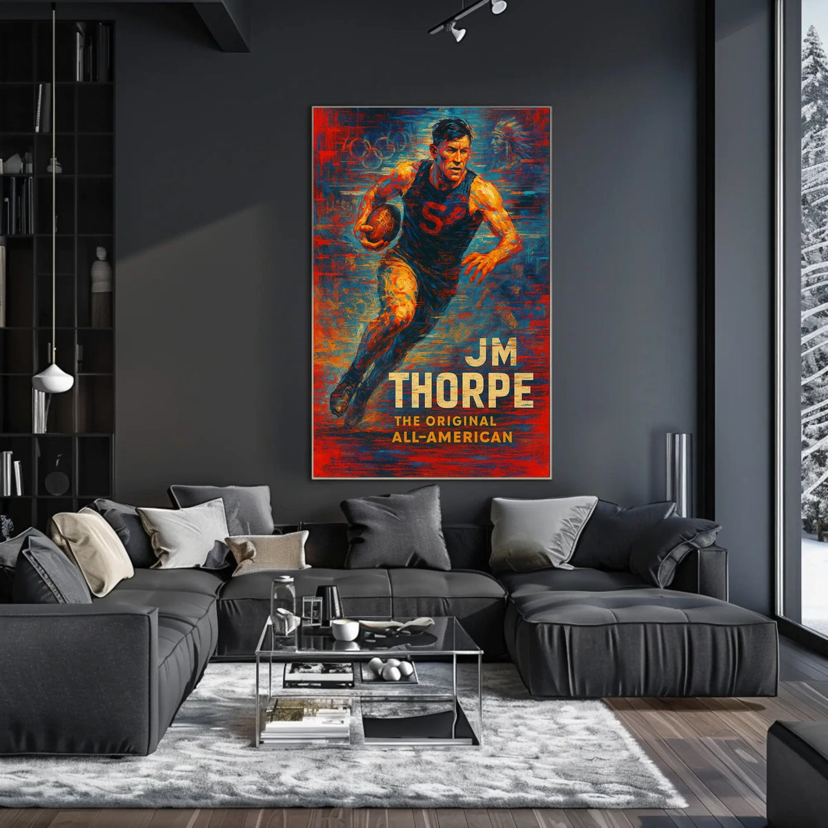 The Original All-American Jim Thorpe Poster