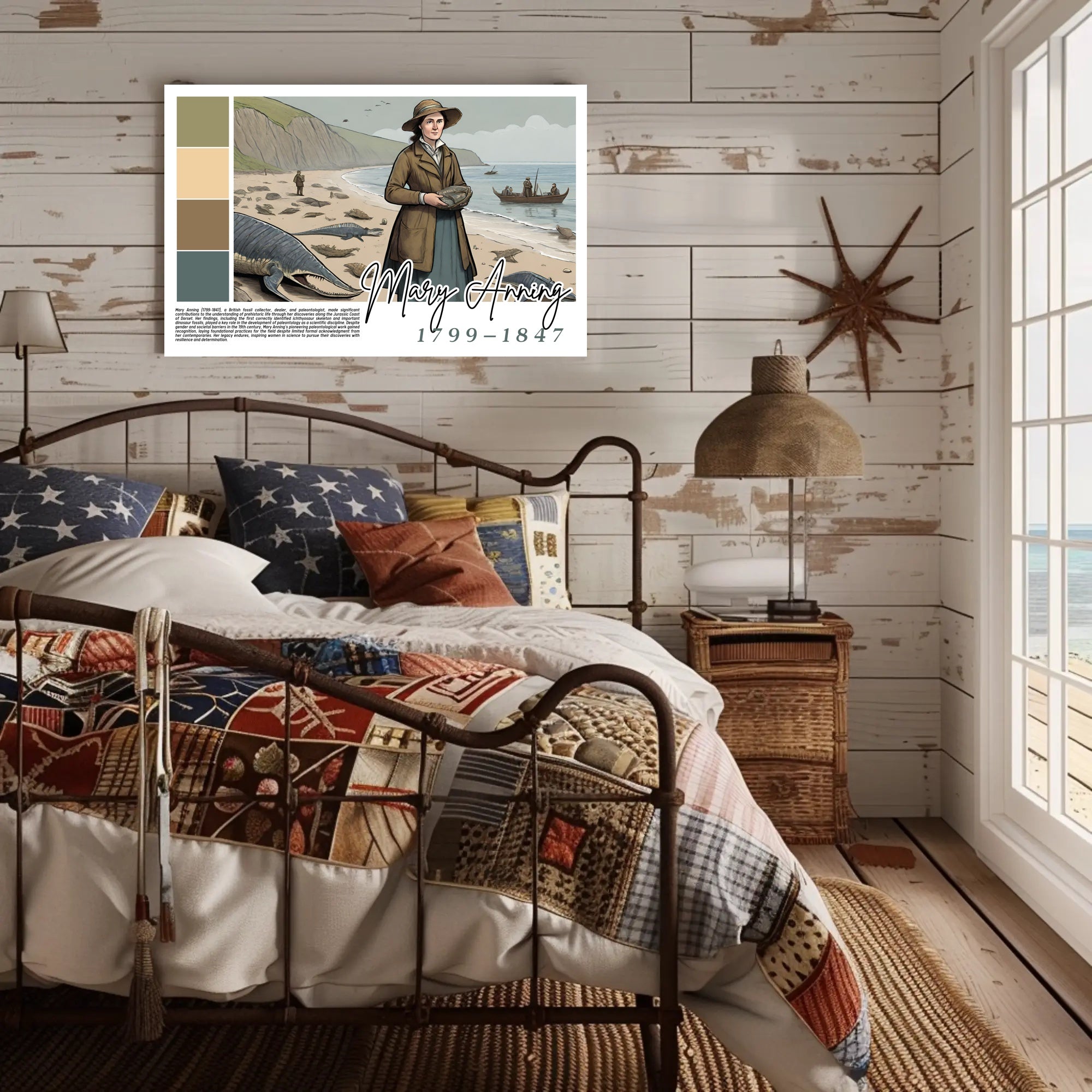 Mary Anning: Pioneer of Paleontology Poster