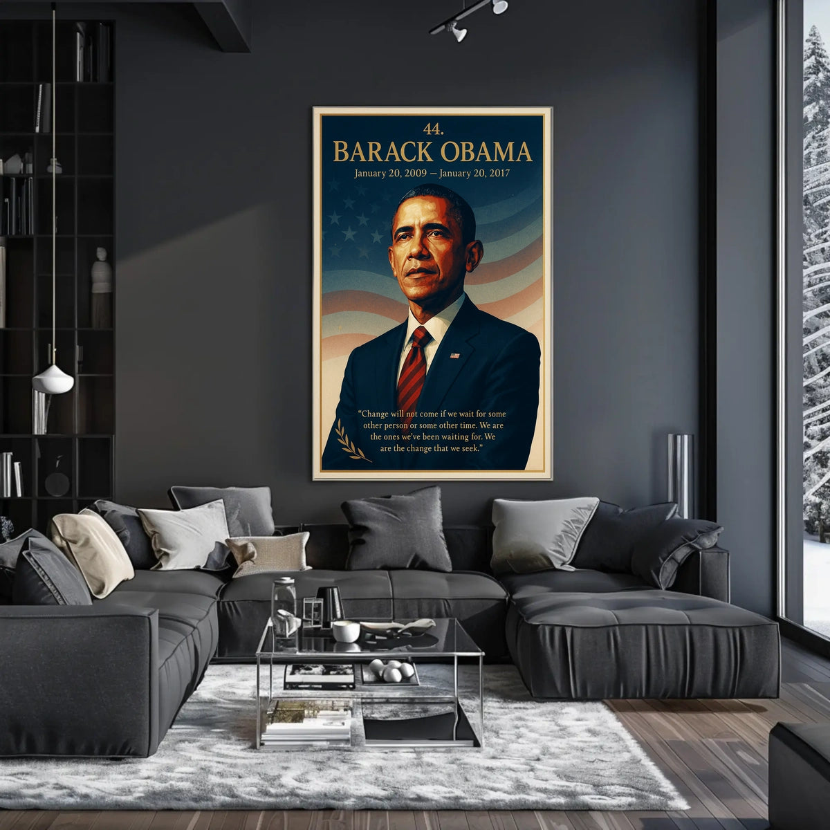 Barack Obama 44th President Political Poster