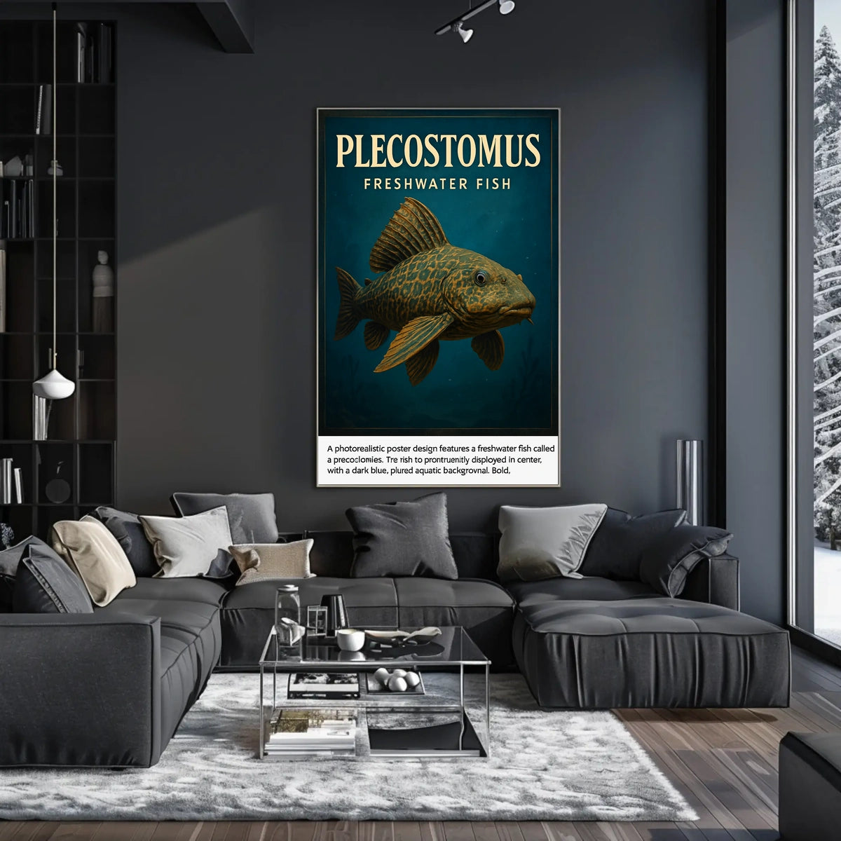 Plecostomus Freshwater Fish Poster