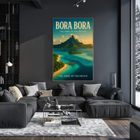 Bora Bora Paradise Getaway Travel Poster PosterGoat