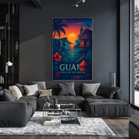 Guam Jewel of the Pacific Poster