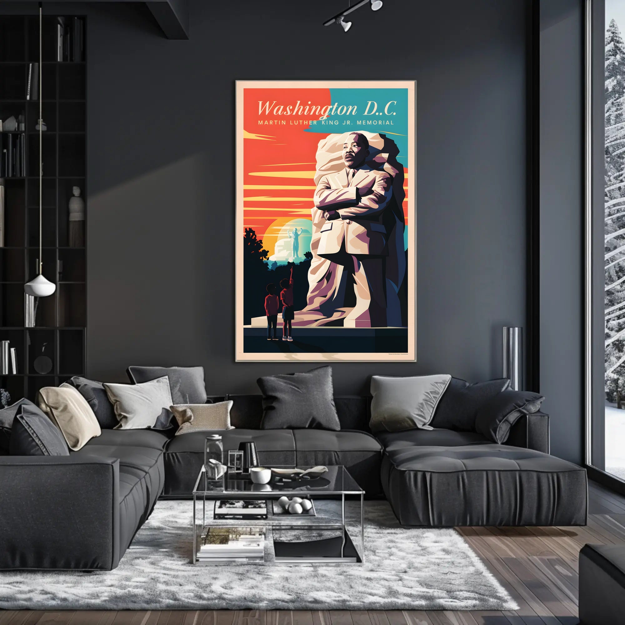 Washington D.C. Martin Luther King Jr. Memorial Poster