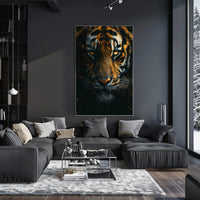 Majestic Tiger Portrait Poster