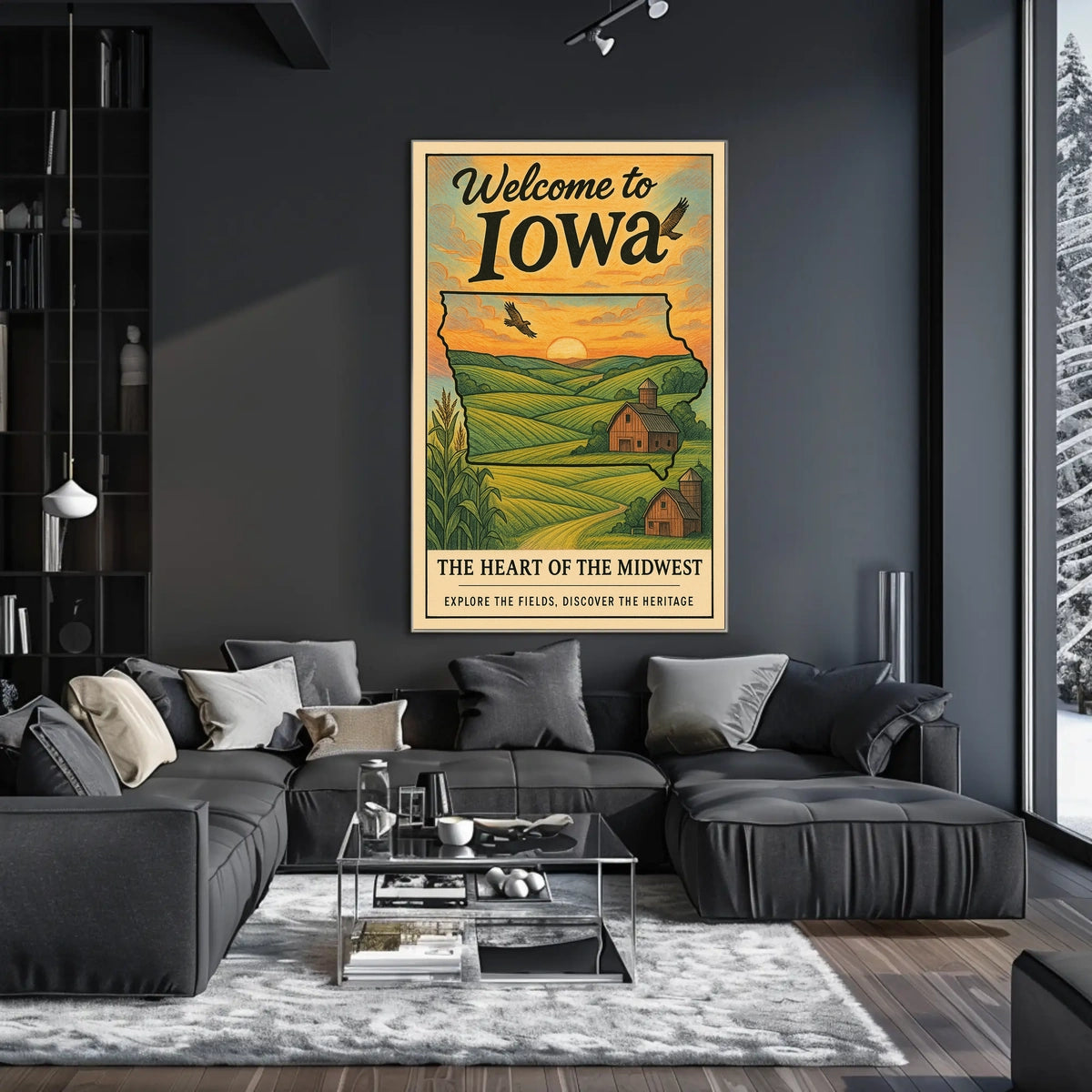 Welcome to Iowa Poster