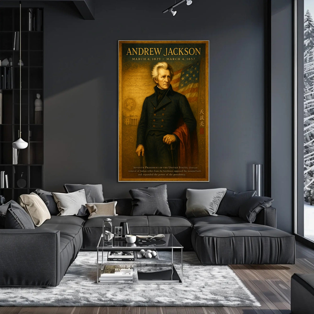 Andrew Jackson 7th President Poster