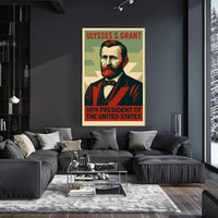 Ulysses Grant Presidential Heritage Decor Portrait Poster