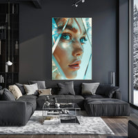 Mystical Hooded Figure Fantasy Art Poster Print PosterGoat