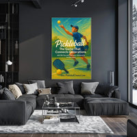 Pickleball Connecting Generations Poster