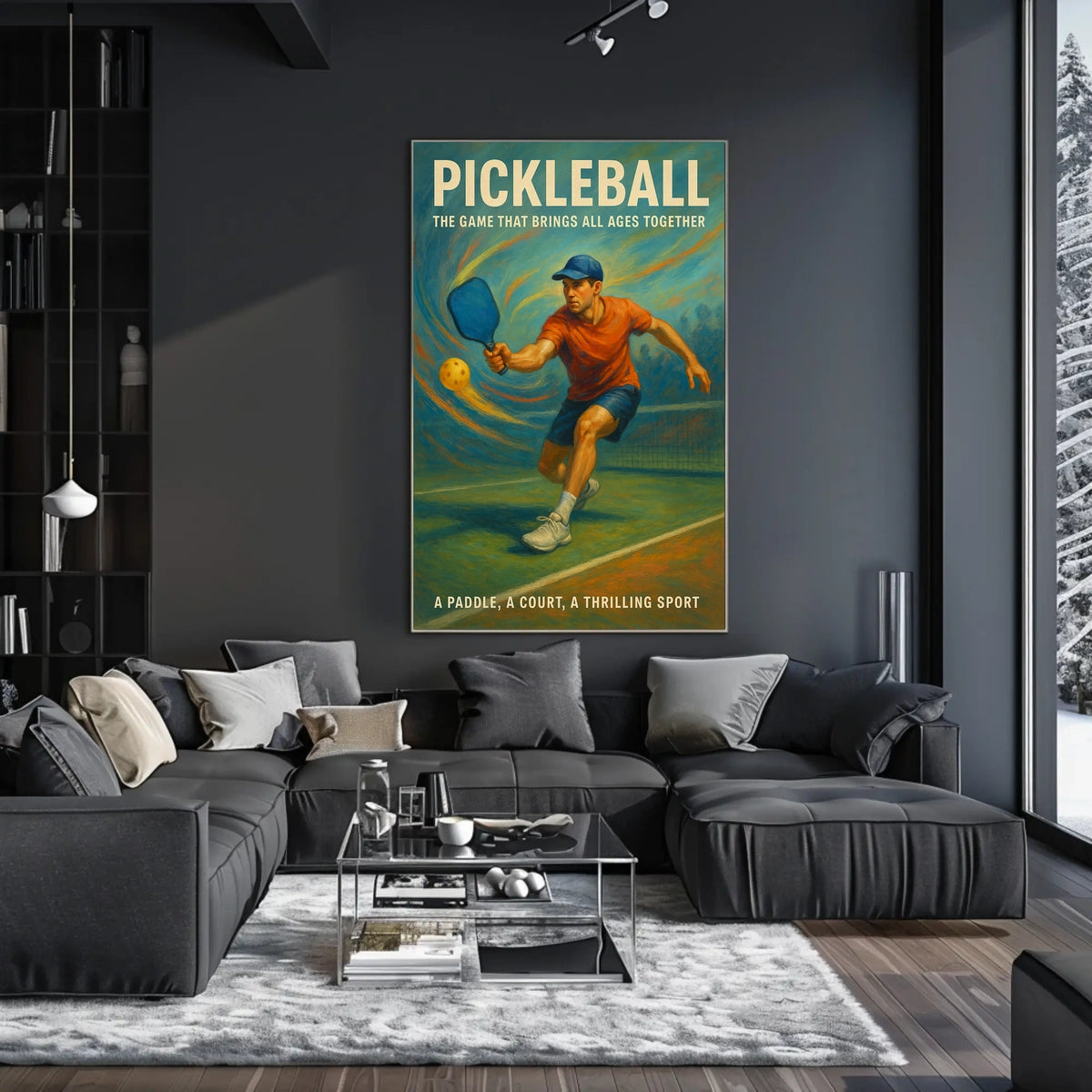 Pickleball A Game for All Ages Poster