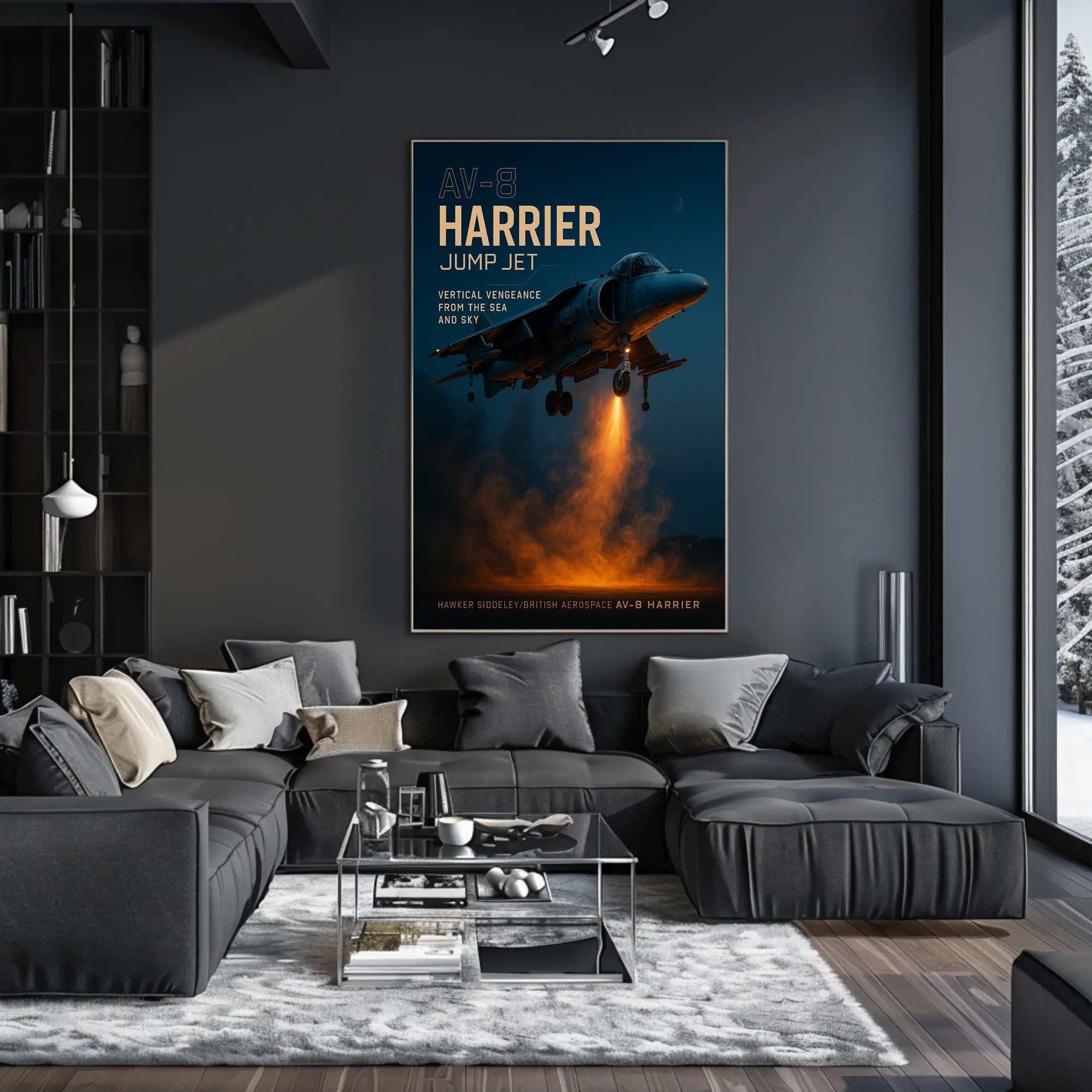 AV-8 Harrier Jump Jet Poster