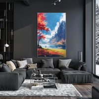 Vintage Car Mid-20th Century Art Deco Poster