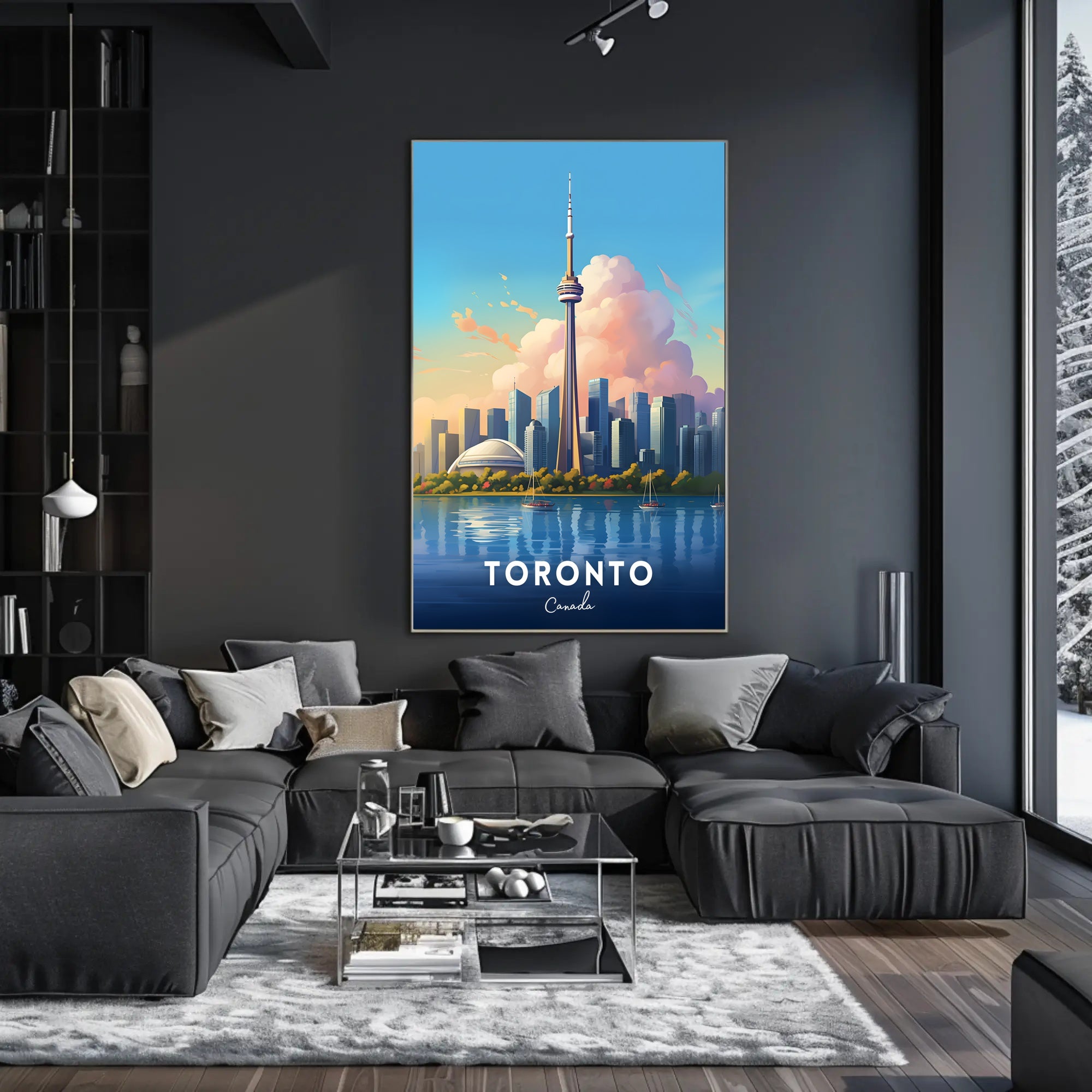 Toronto Skyline Poster