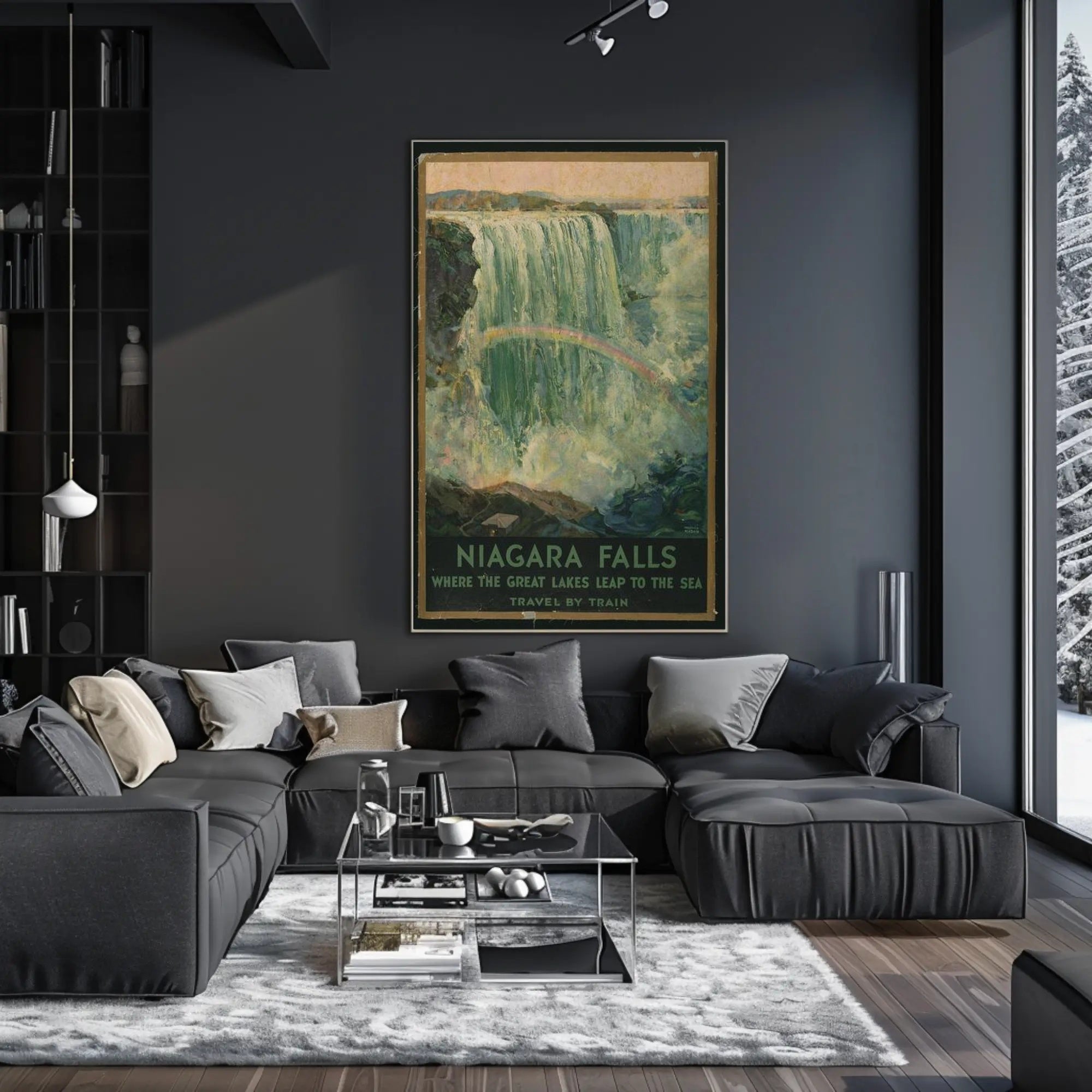 Niagara Falls Travel Poster PosterGoat