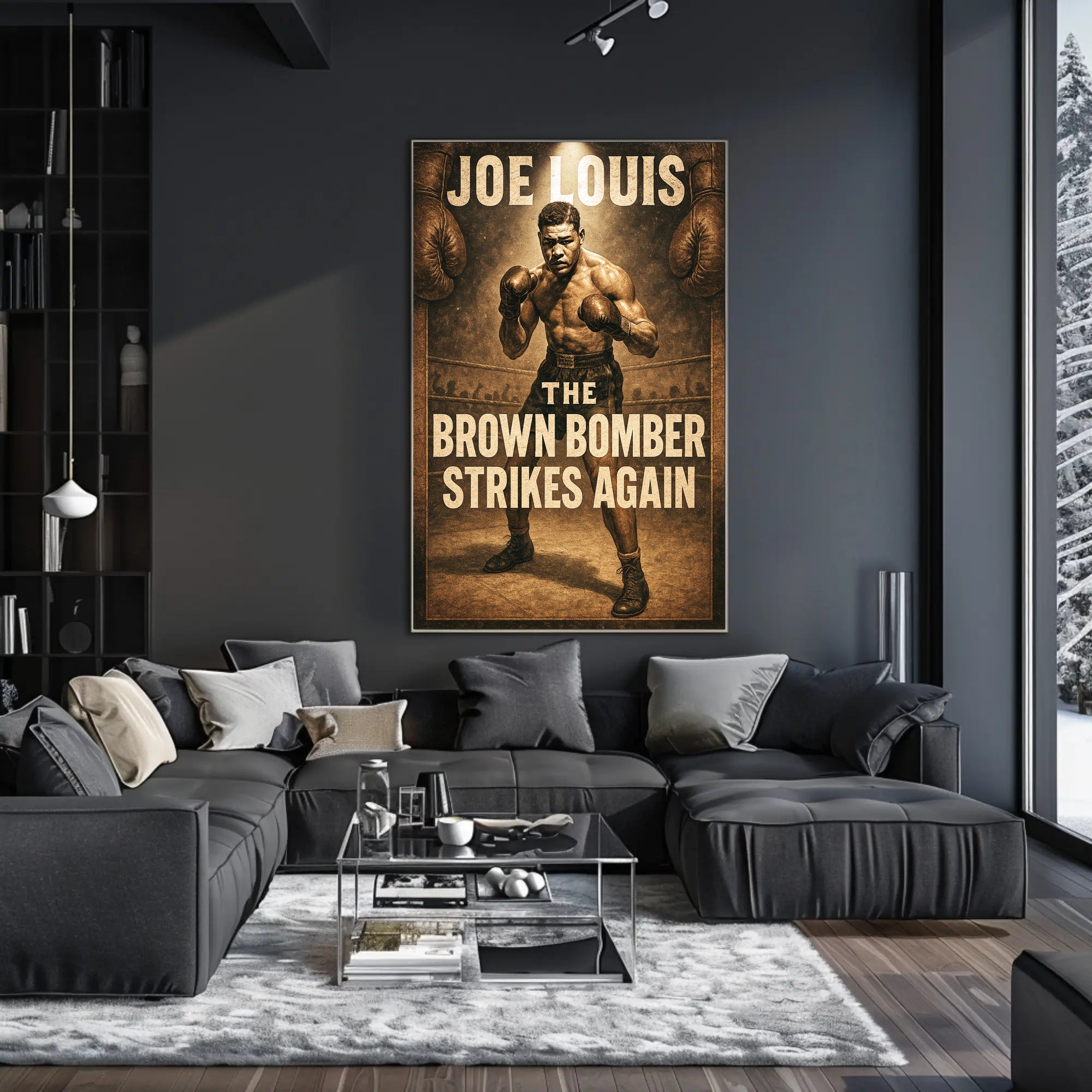Joe Louis The Brown Bomber Poster PosterGoat