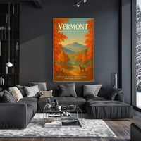 Vermont The Essence of Natures Palette Poster