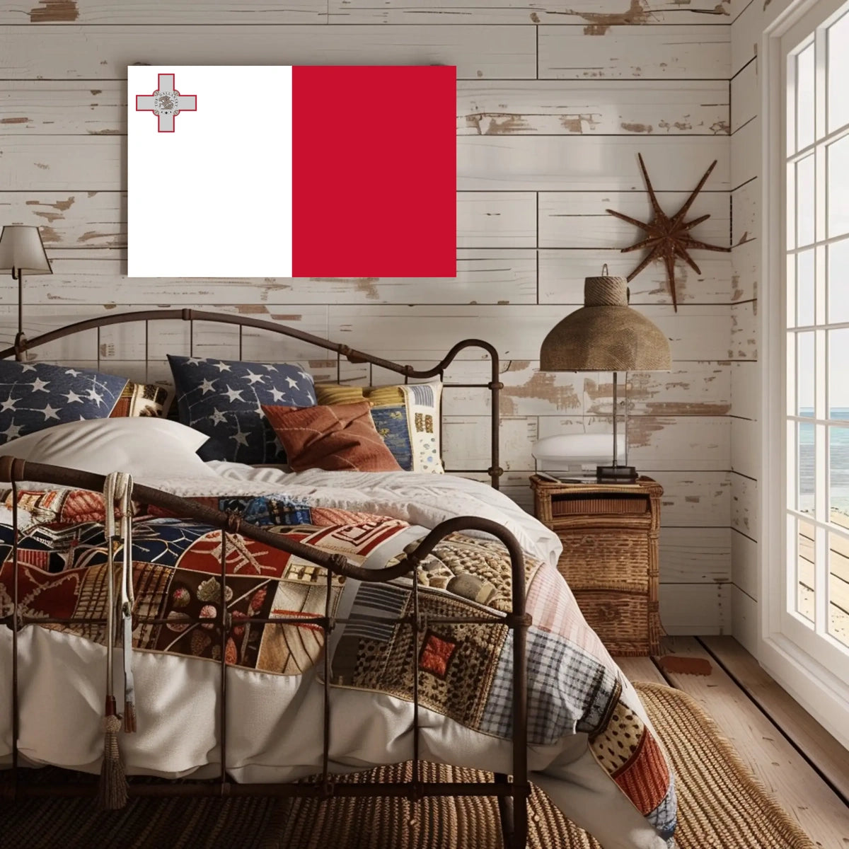 Malta Flag Poster