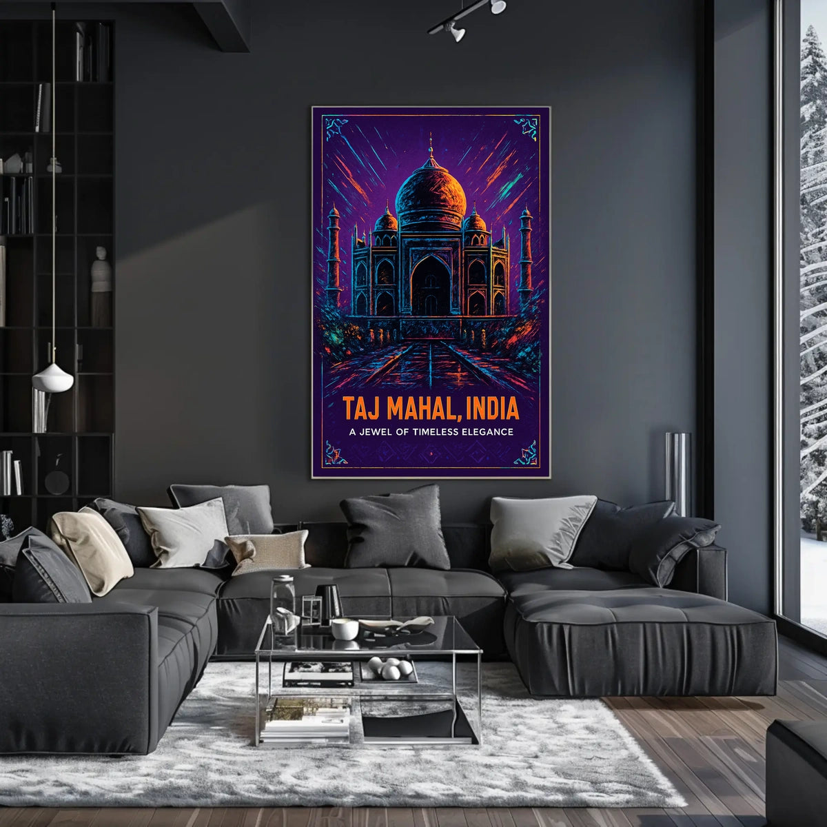 Taj Mahal, India A Jewel of Timeless Elegance Poster