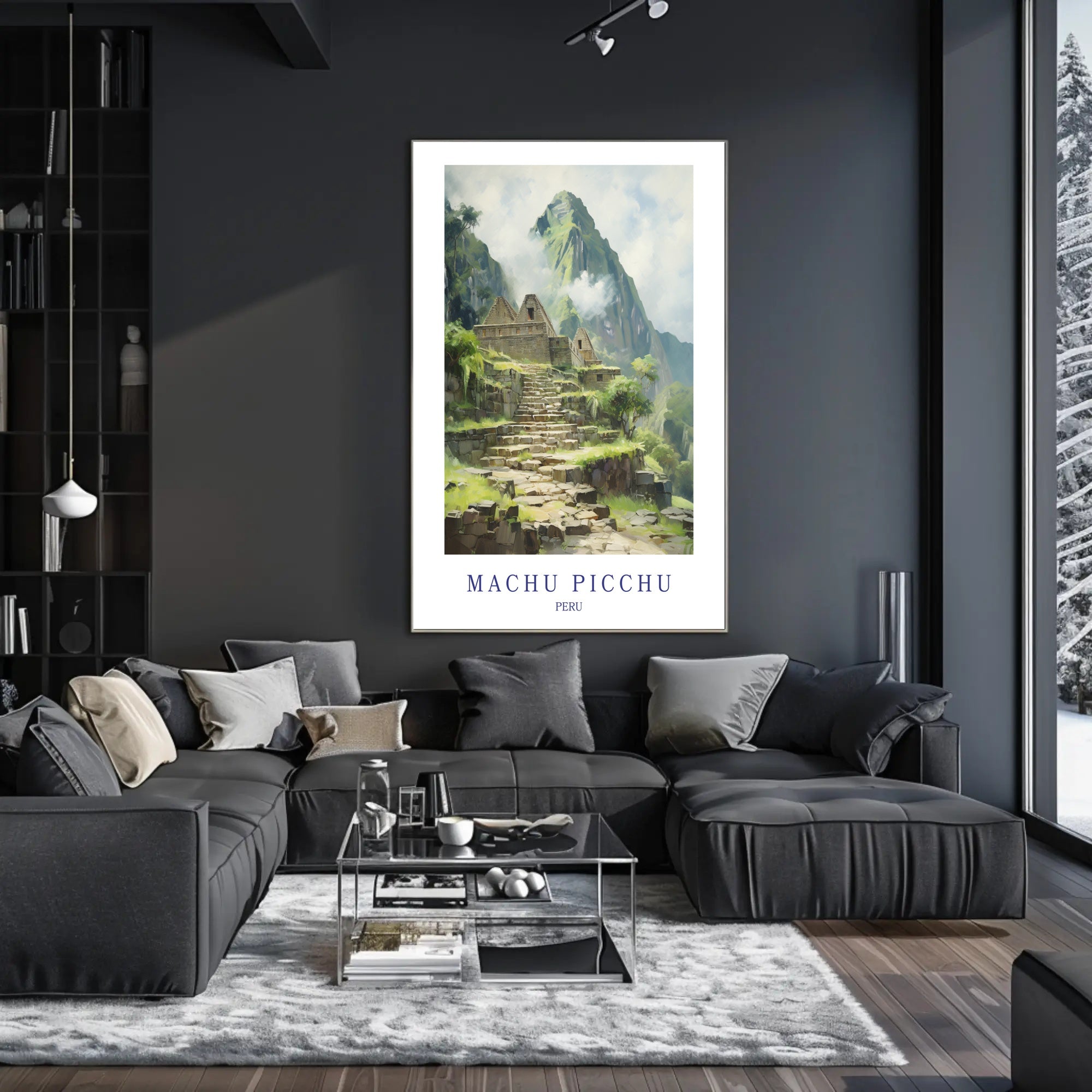 Machu Picchu Journey: Serene Beauty Travel Poster PosterGoat