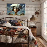 Surreal Dreamscape with Melting Hat Fantasy or Mythology Poster