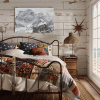 Majestic Alpine Peaks Poster