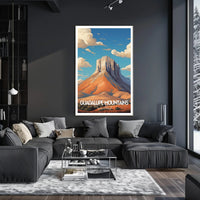 Guadalupe Mountains Poster Scenic National Park Print