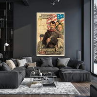 Liberty Loan Patriotic World War I Propaganda Poster
