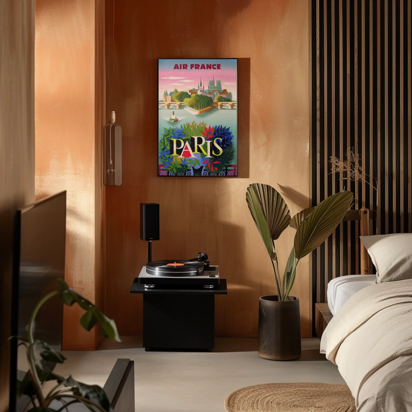 Air France Paris - Vintage Travel Poster