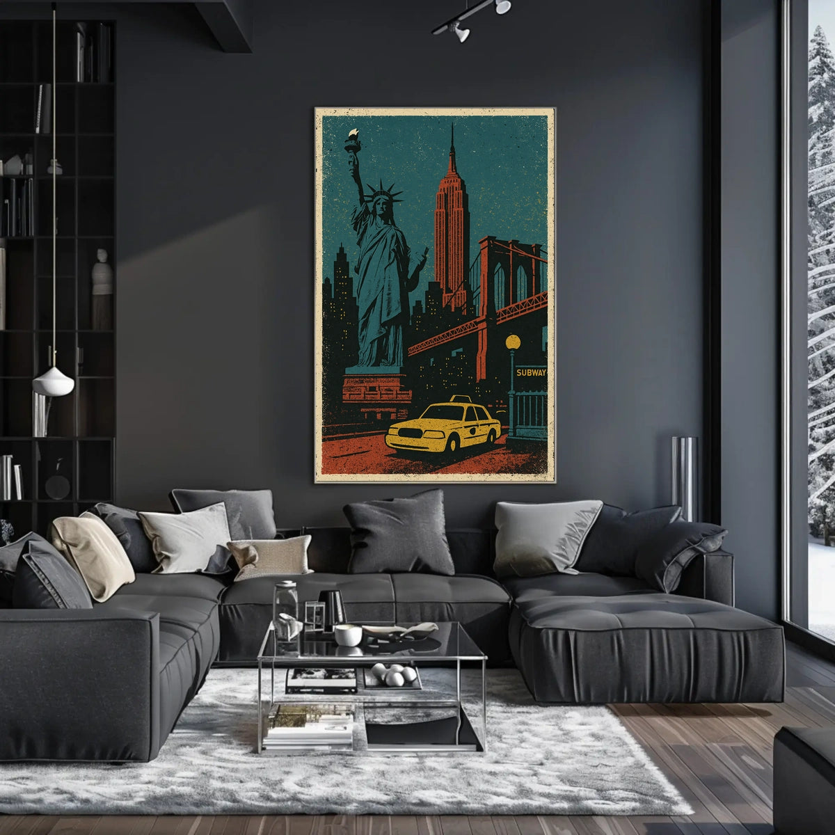 Iconic New York City Vintage Poster