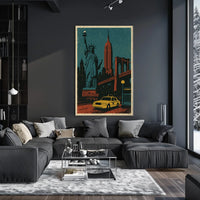 Iconic New York City Vintage Poster