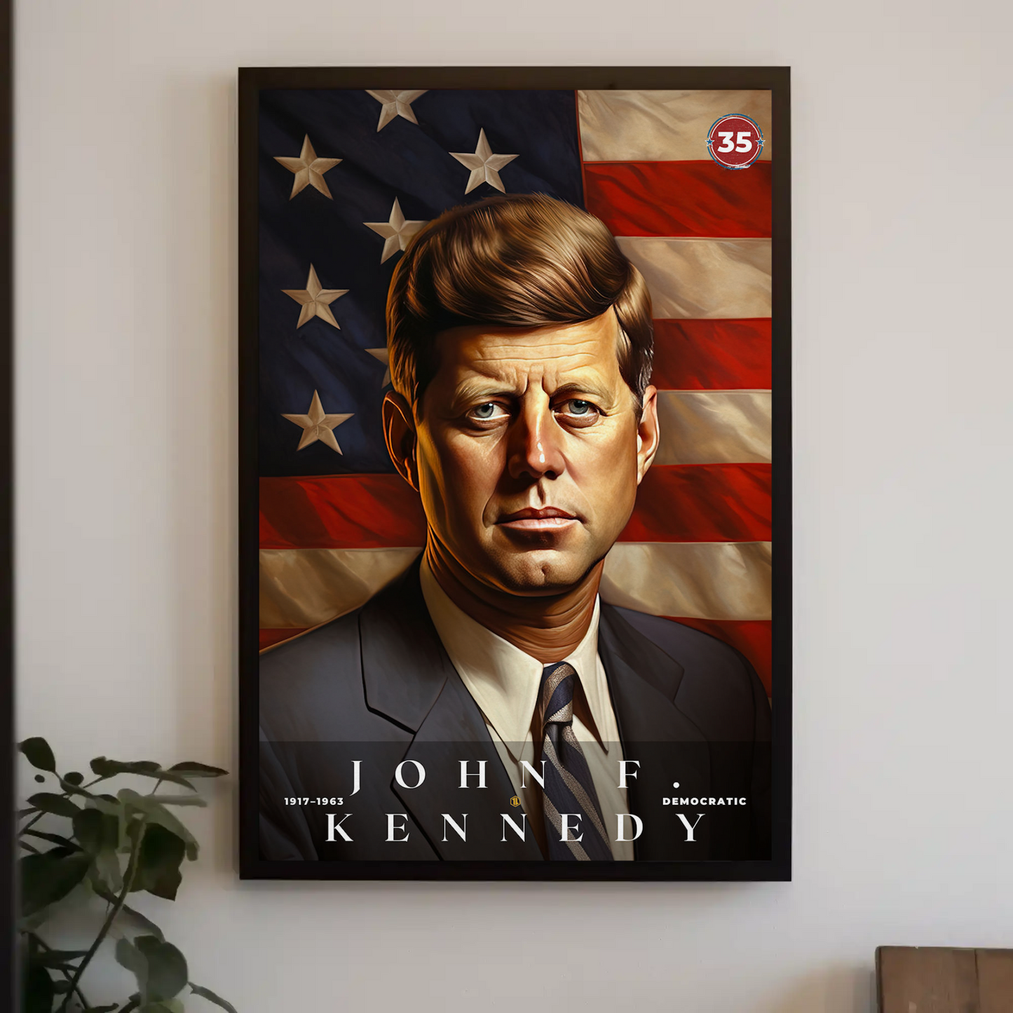 John F. Kennedy 35th President Of The United States Portrait