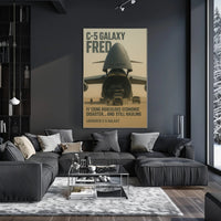 Military Aircraft with Tank U.S. Air Force Poster