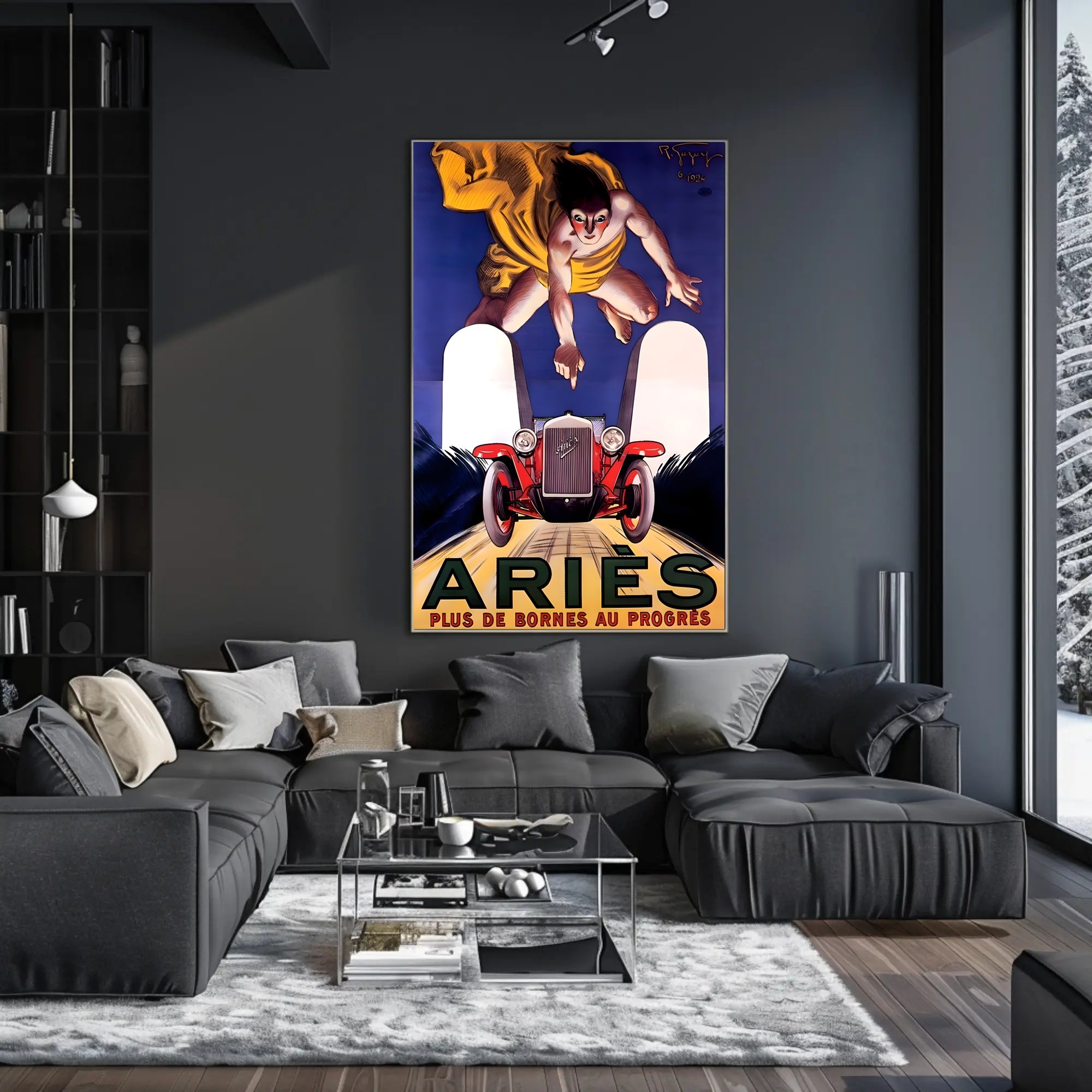 Aries Automotive Advertisement Poster