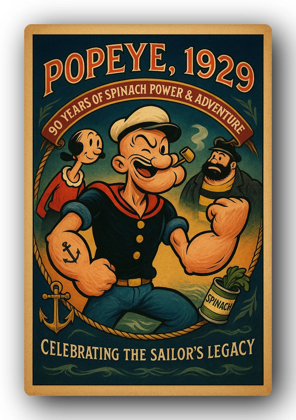 Popeye 1929 Art Trading Card POP-02