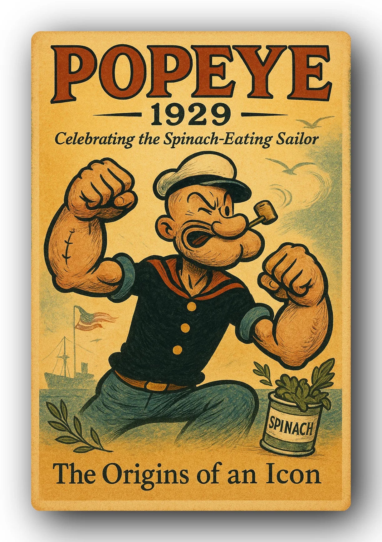 Popeye 1929 Art Trading Card POP-03