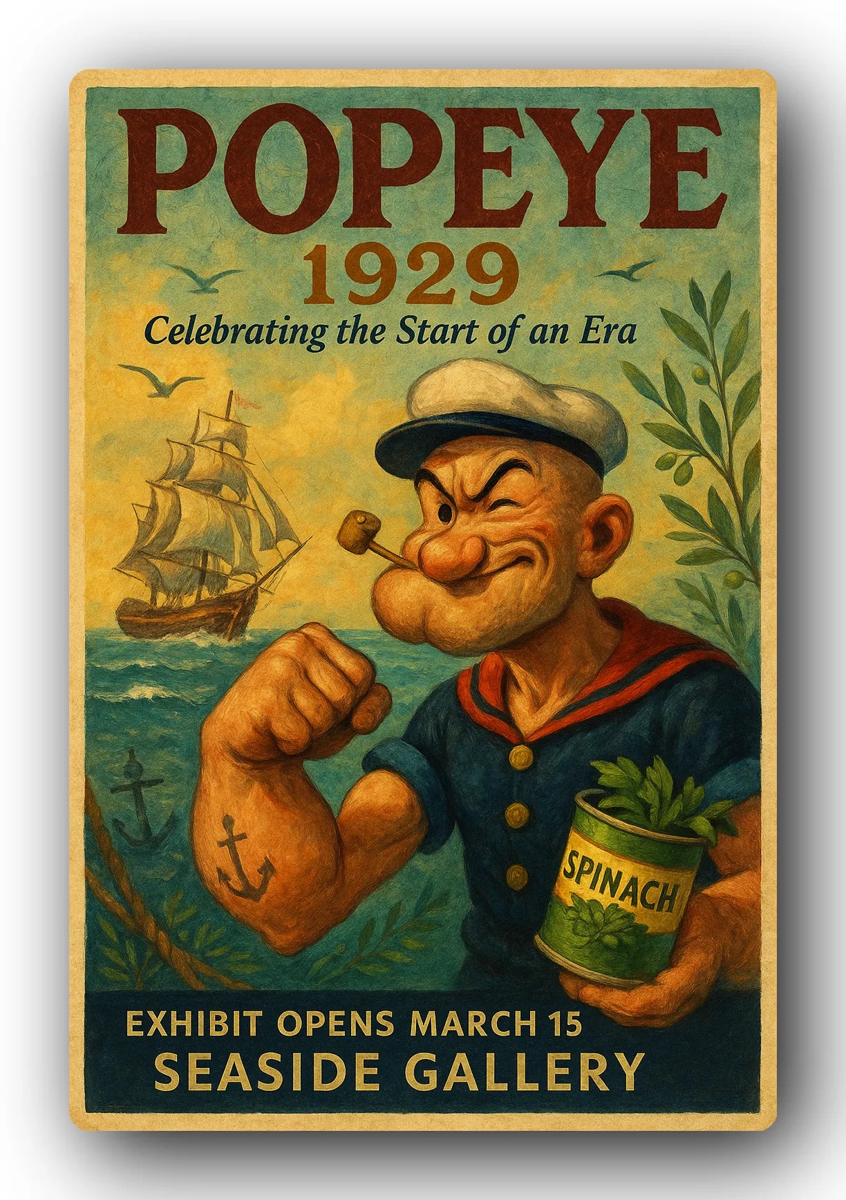 Popeye 1929 Art Trading Card POP-04