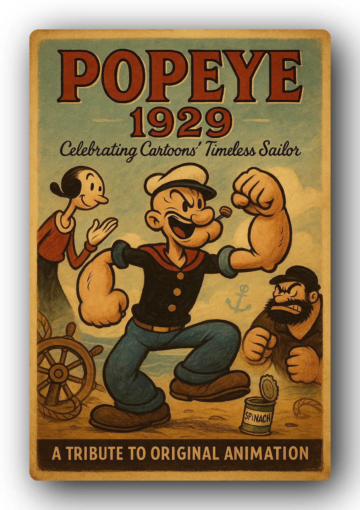 Popeye 1929 Art Trading Card POP-05
