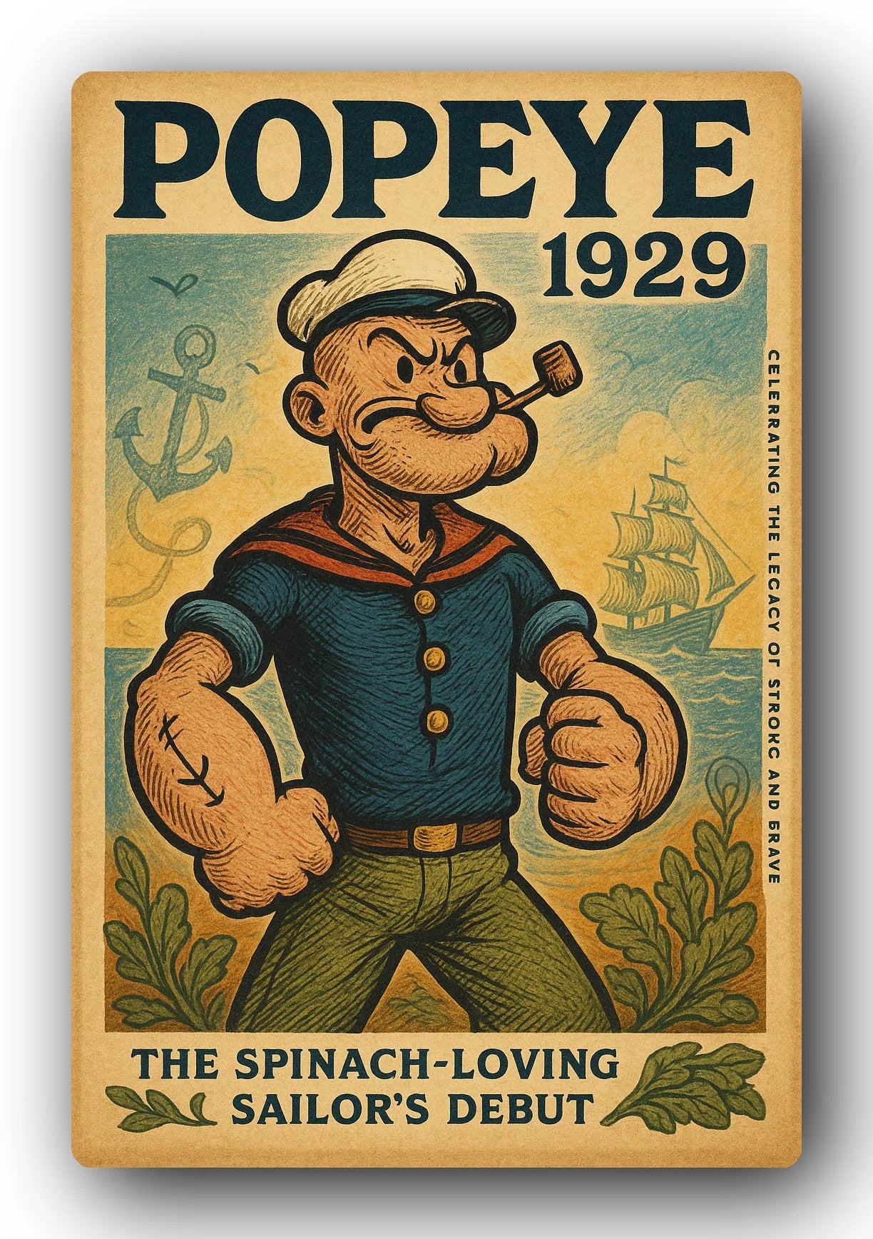 Popeye 1929 Art Trading Card POP-06