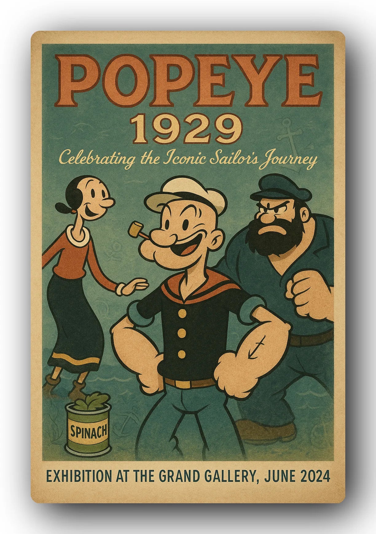 Popeye 1929 Art Trading Card POP-07
