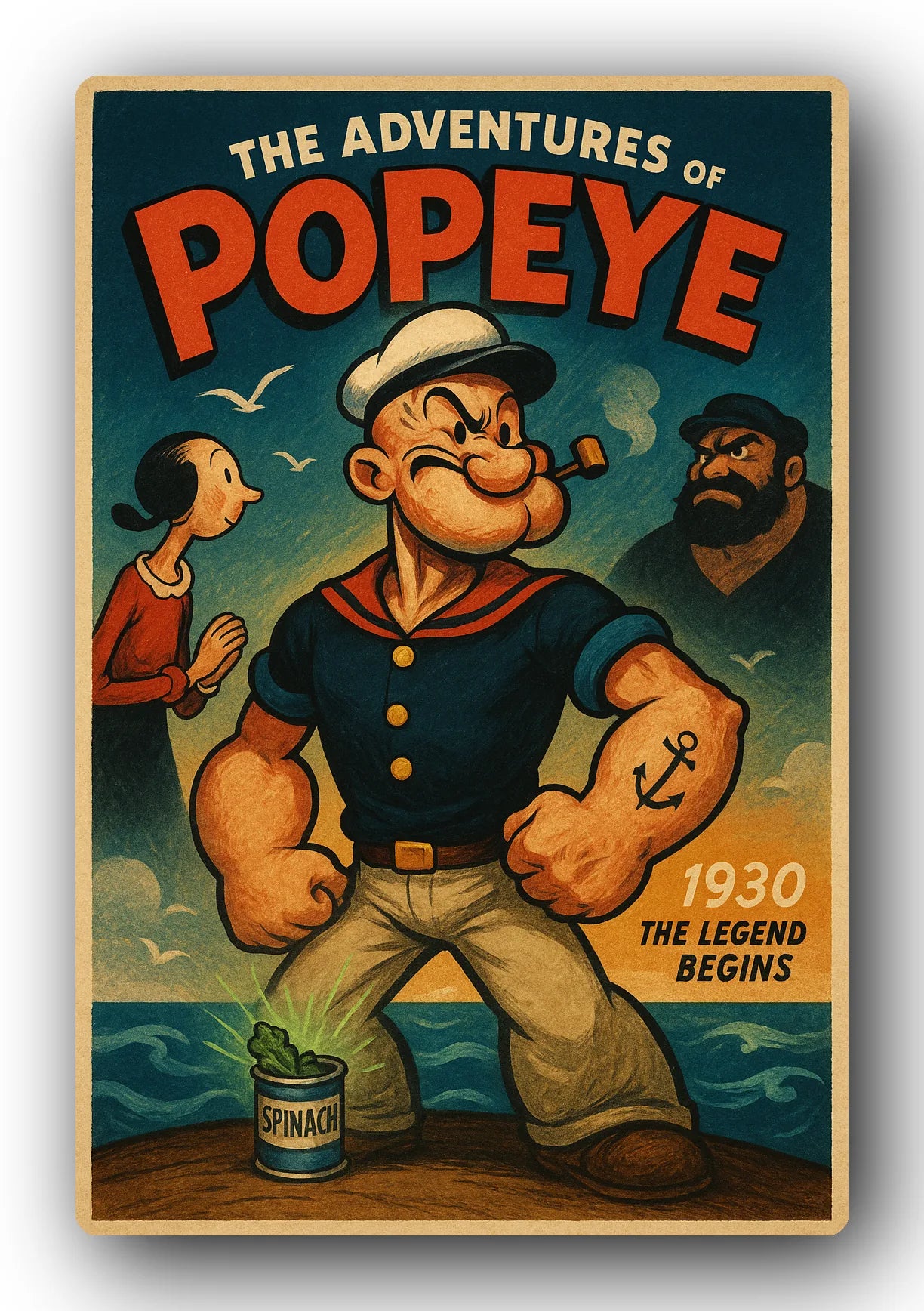 Popeye 1929 Art Trading Card POP-103