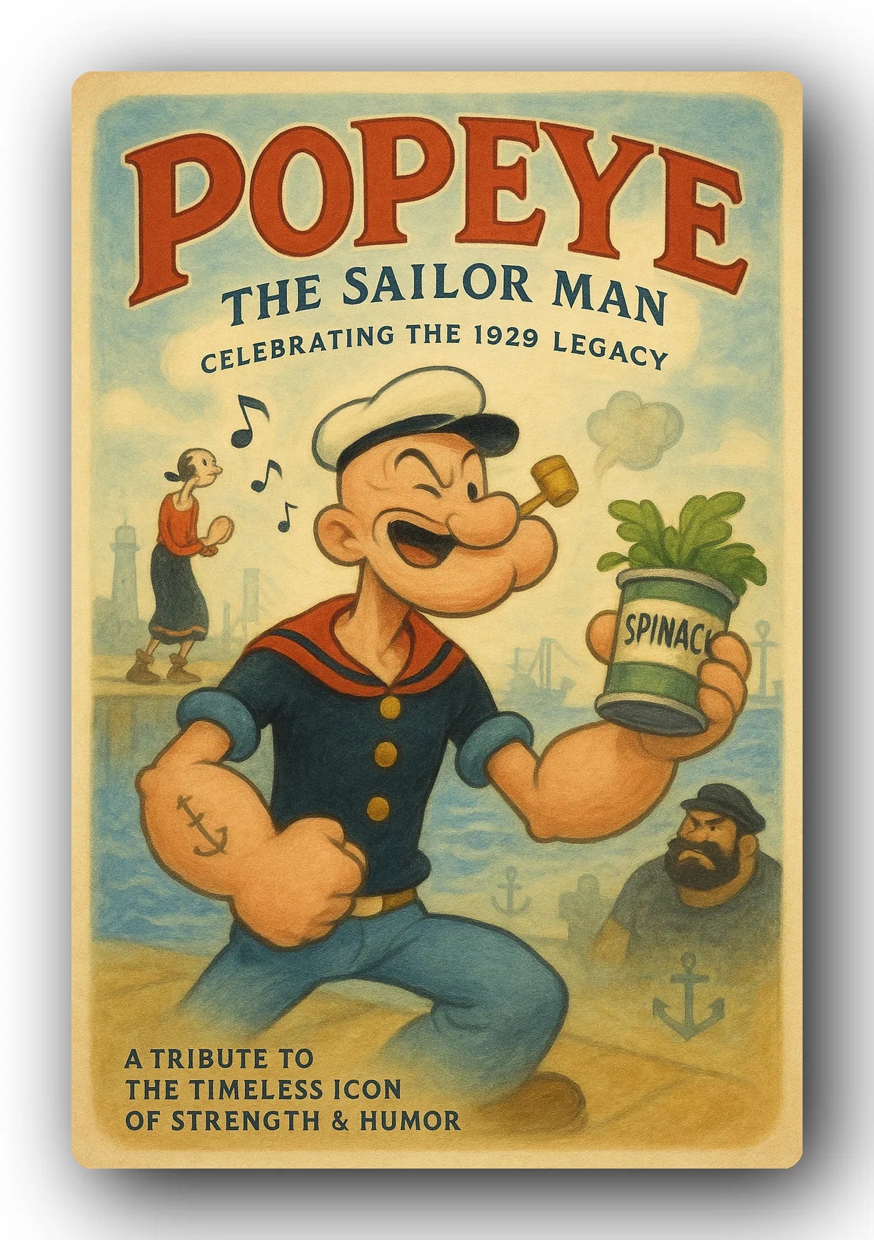 Popeye 1929 Art Trading Card POP-105