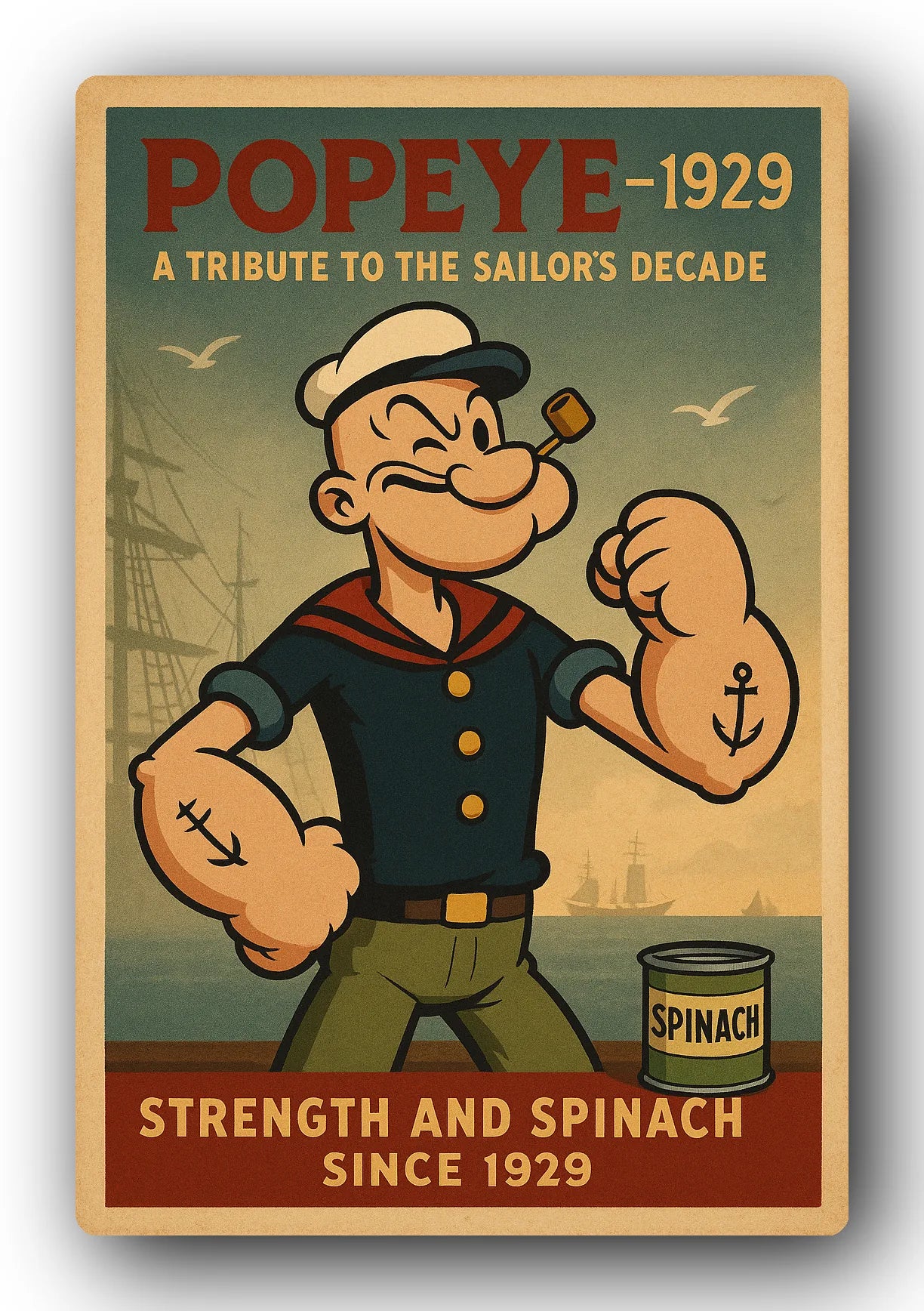 Popeye 1929 Art Trading Card POP-108