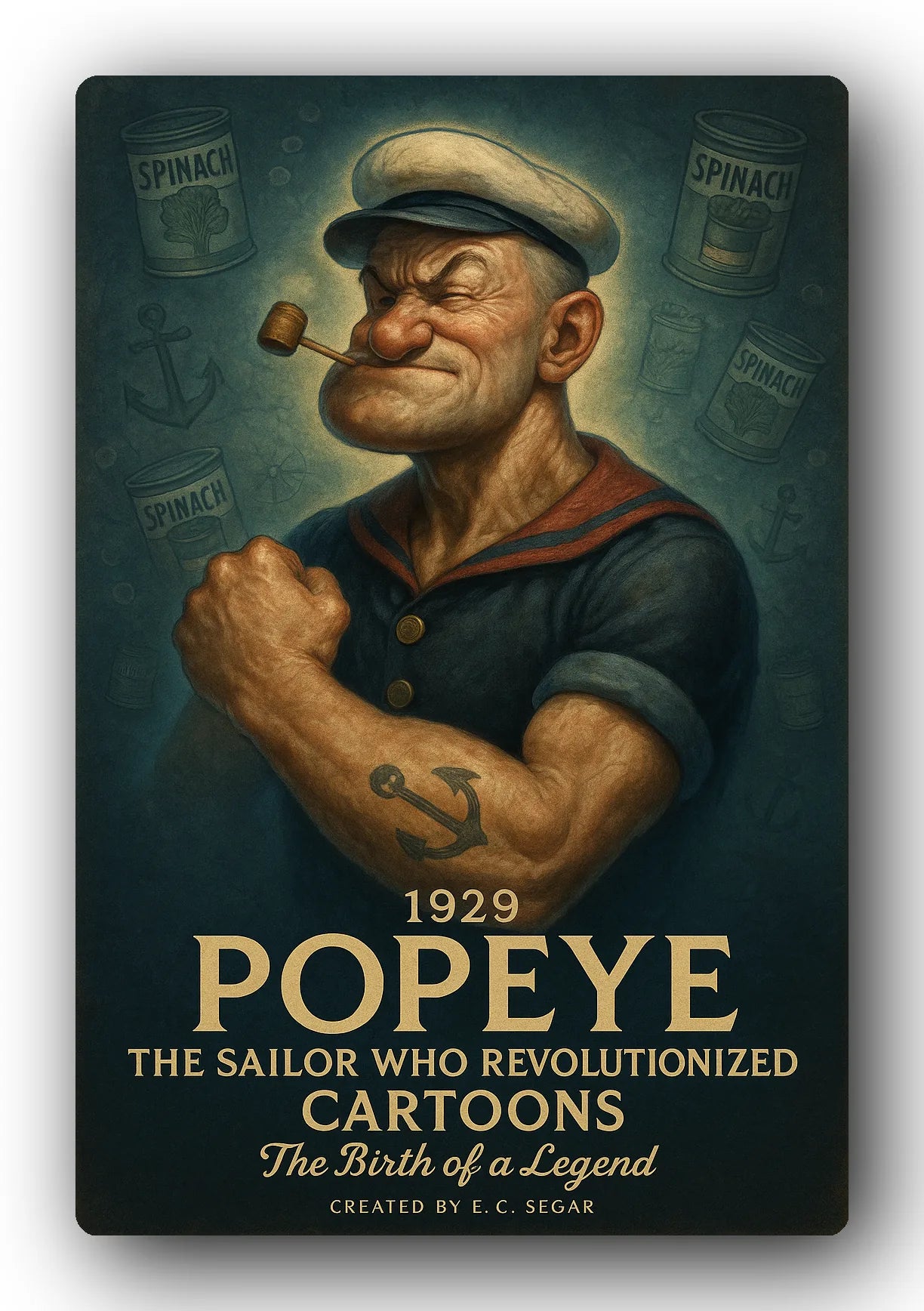 Popeye 1929 Art Trading Card POP-109