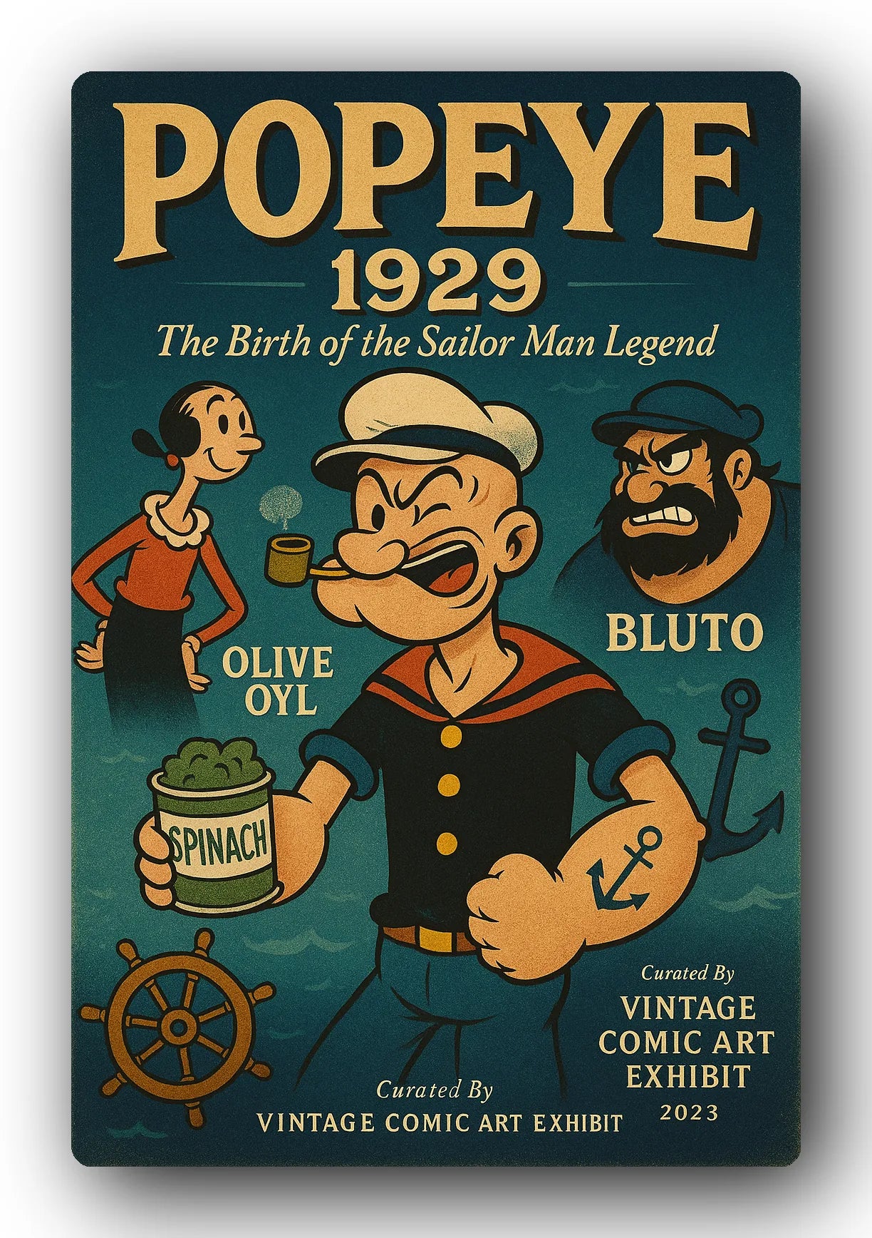 Popeye 1929 Art Trading Card POP-111