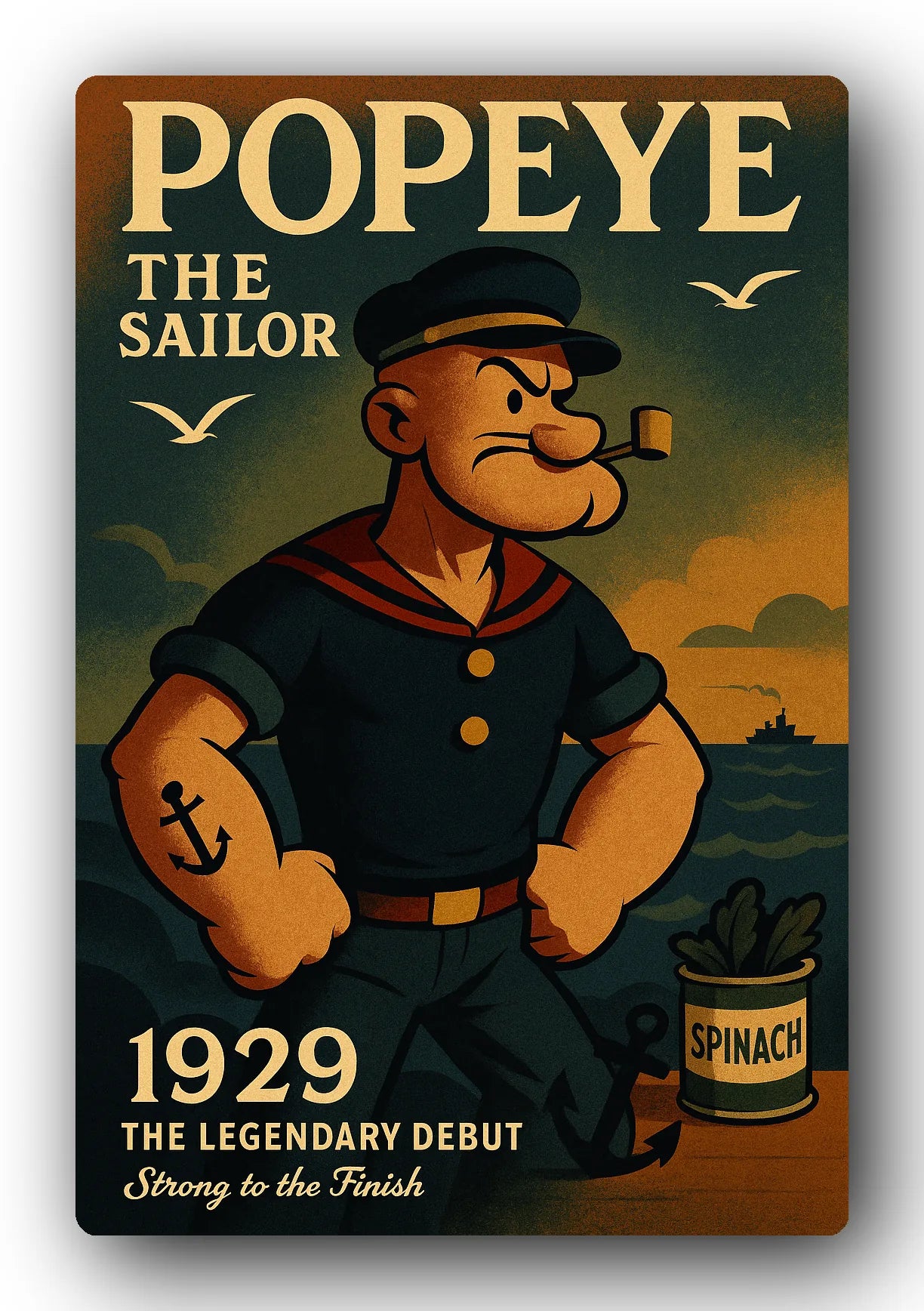 Popeye 1929 Art Trading Card POP-112