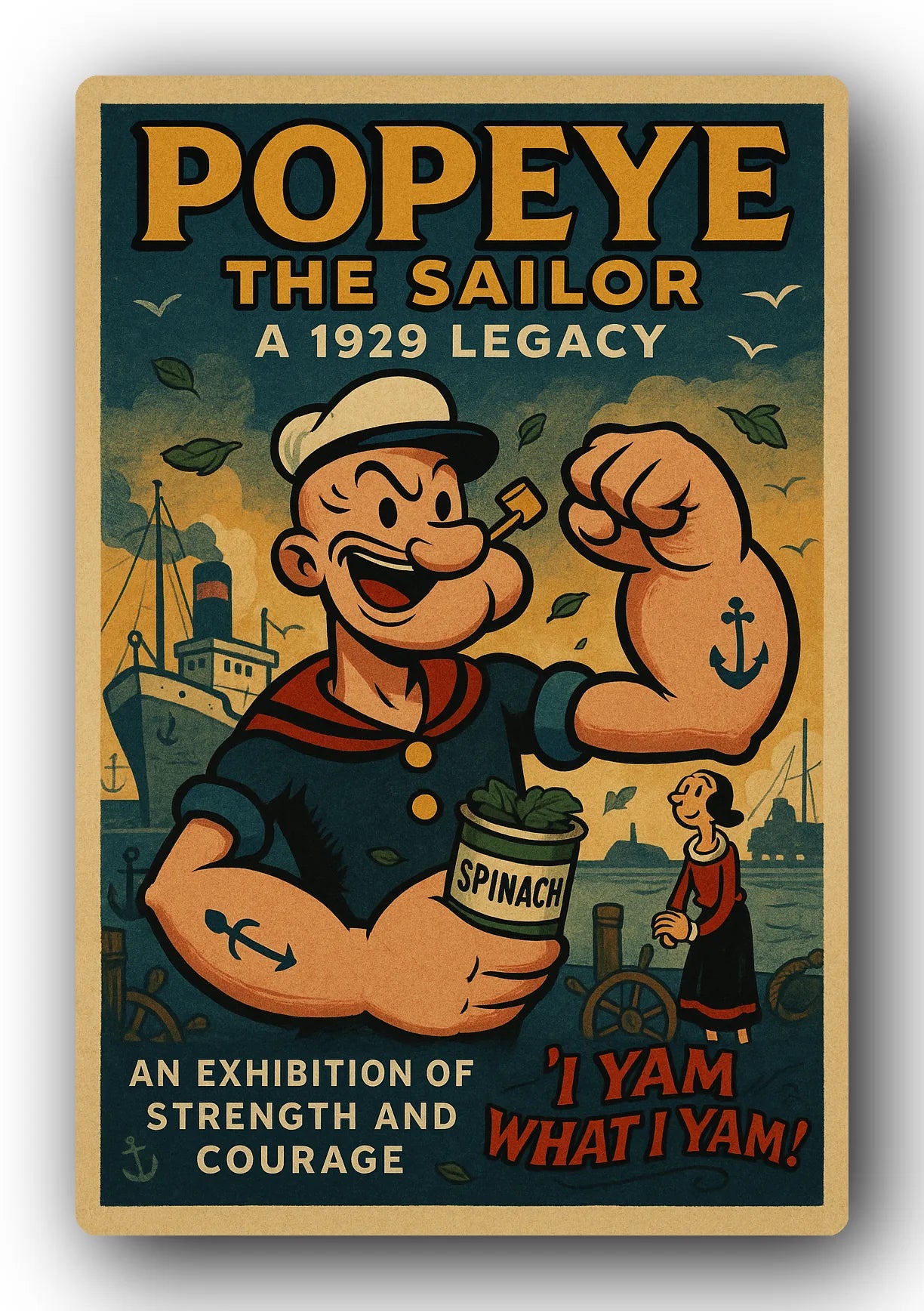 Popeye 1929 Art Trading Card POP-116